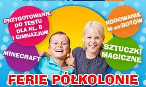 Półzimowisko w ferie dla 9-13 latków w Olsztynie