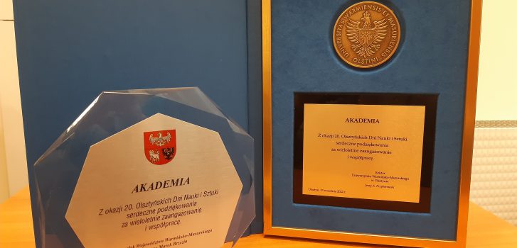 Akademia została doceniona przez UWM i Marszałka Województwa