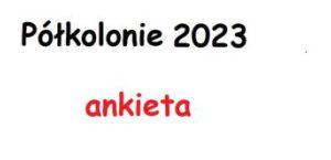 Ankieta półkolonie Akademii