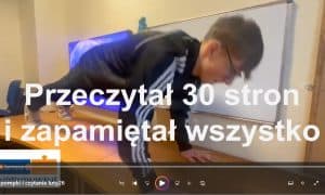 Czyta ze zrozumieniem i wszystko pamięta