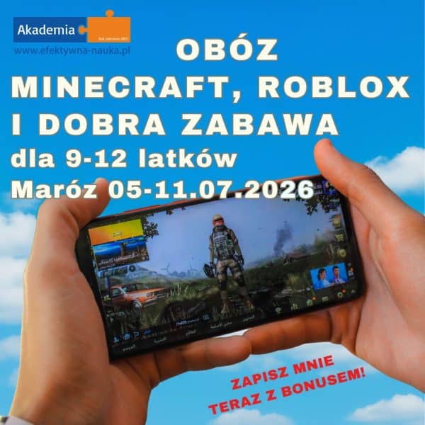 Minecraft Roblox obóz Akademii