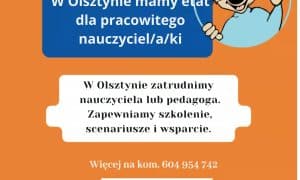 Praca dla nauczyciela w Olsztynie